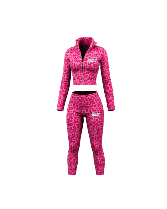 Pink Leopard Print Set